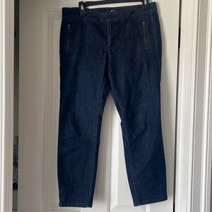 Denim modern crop loft pants